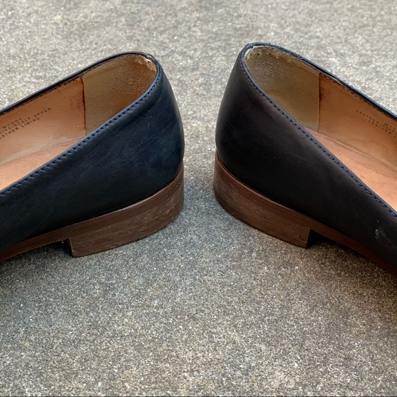 JCrew Calf Hair Genuine Leather Pointy Toe Loafers - Picture 4 of 15